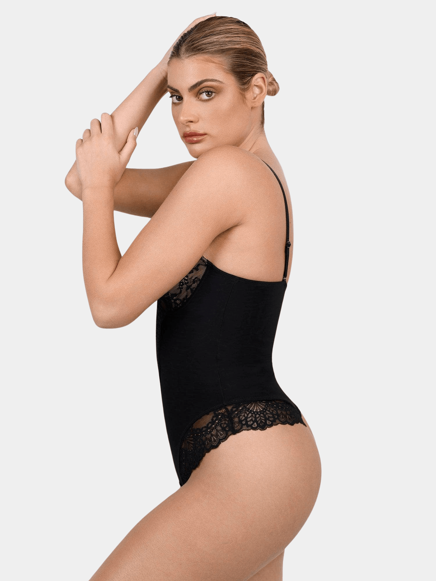 Sculpture Élégante® – Body Gainant Invisible en Dentelle