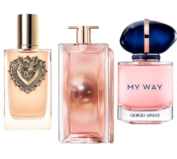 3 Parfums Dolce & Gabbana Devotion, Giorgio Armani My Way & Lancôme Idôle (PAYEZ 1 OBTENEZ 3)