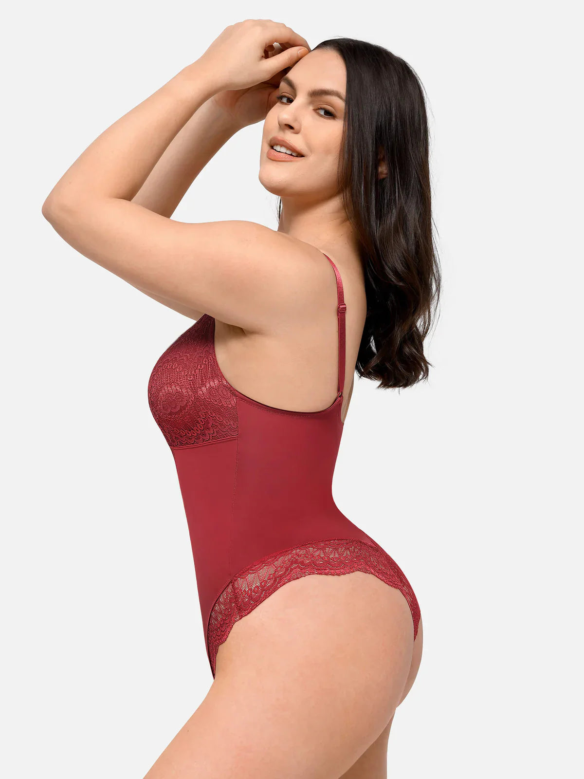 Sculpture Élégante® – Body Gainant Invisible en Dentelle