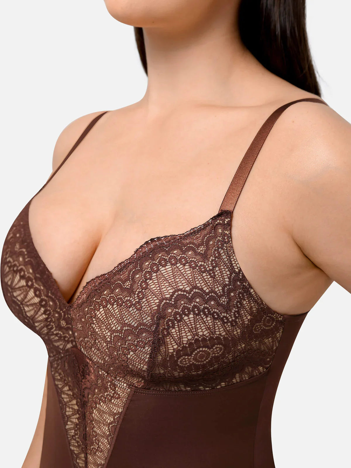 Sculpture Élégante® – Body Gainant Invisible en Dentelle