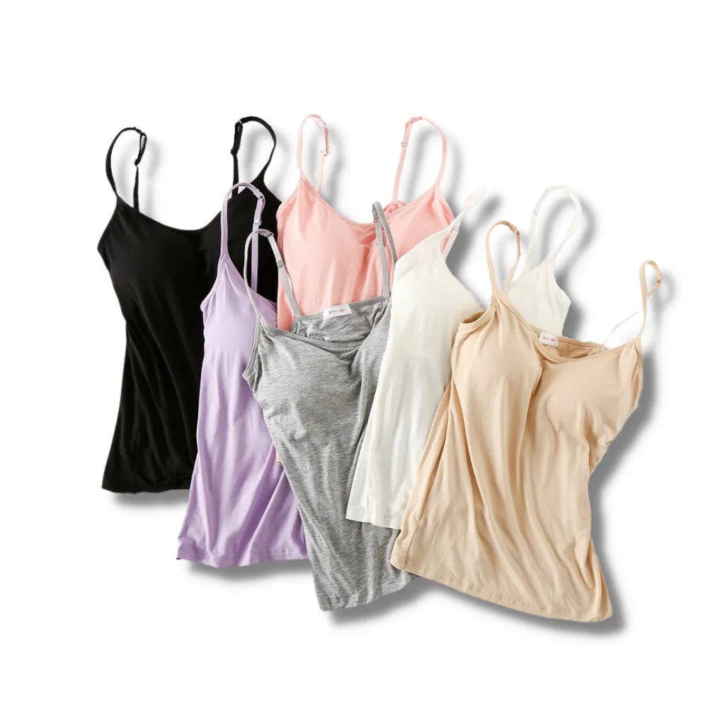 Débardeur avec soutien-gorge intégré | Achetez 1, obtenez 3 + cadeau exclusif