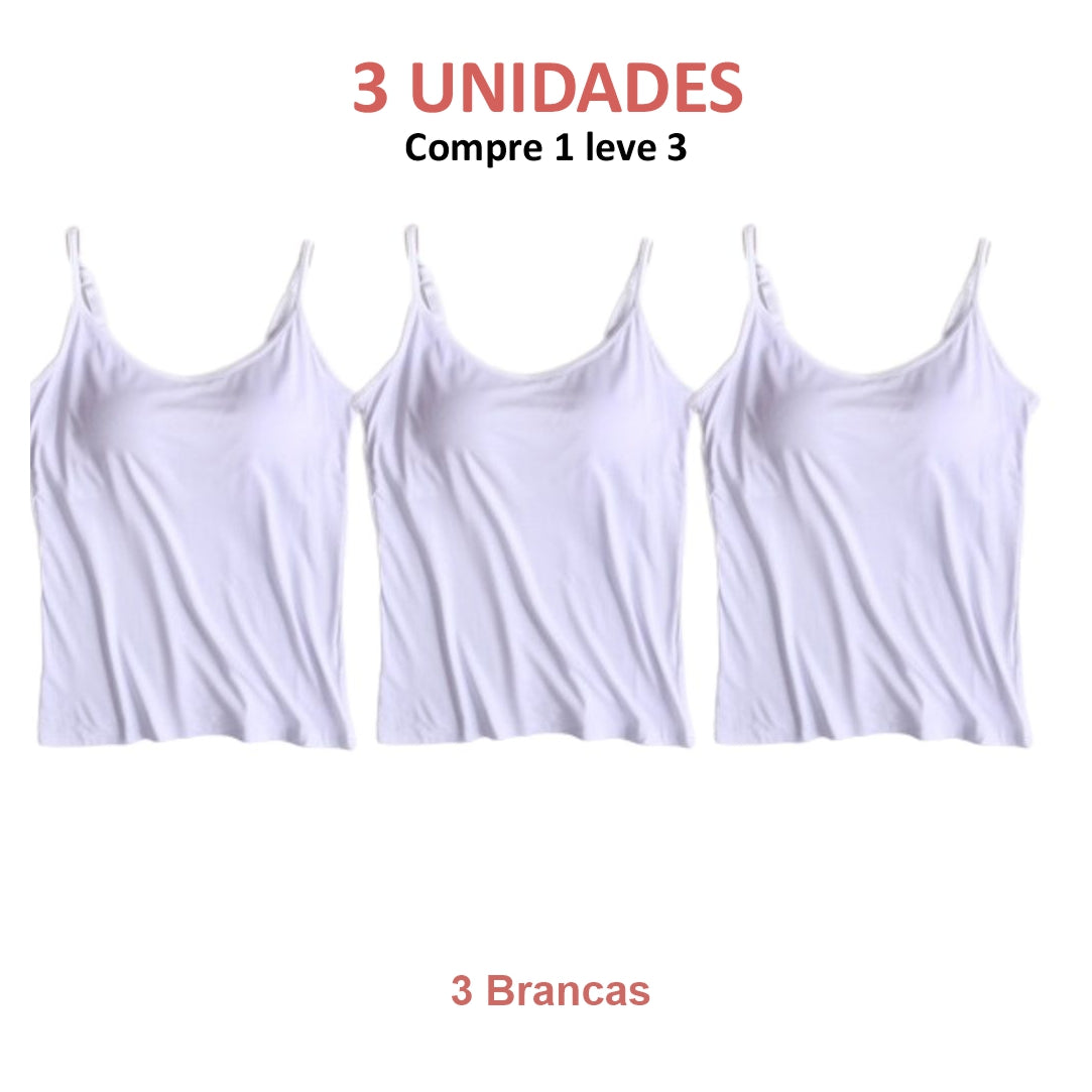 Débardeur avec soutien-gorge intégré | Achetez 1, obtenez 3 + cadeau exclusif