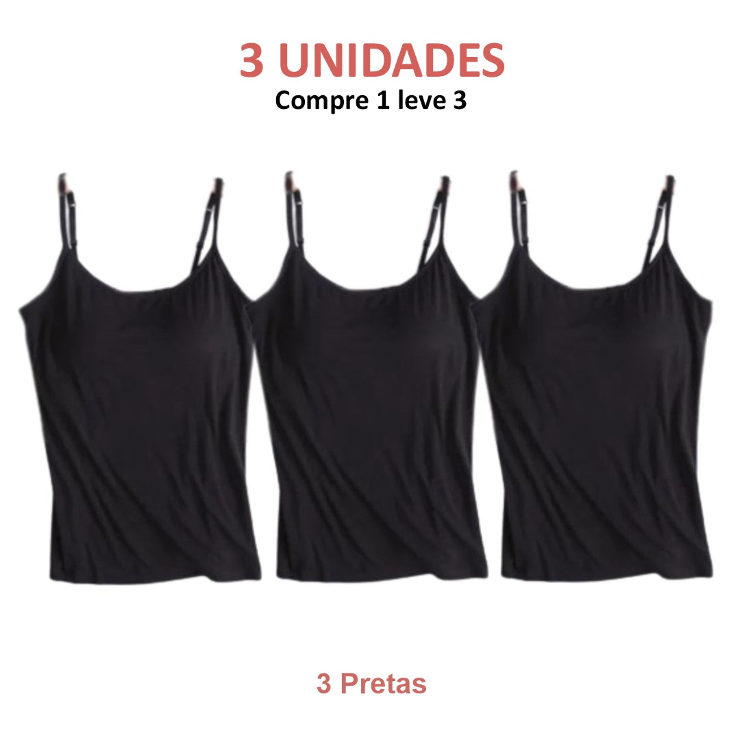 Débardeur avec soutien-gorge intégré | Achetez 1, obtenez 3 + cadeau exclusif