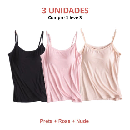 Débardeur avec soutien-gorge intégré | Achetez 1, obtenez 3 + cadeau exclusif