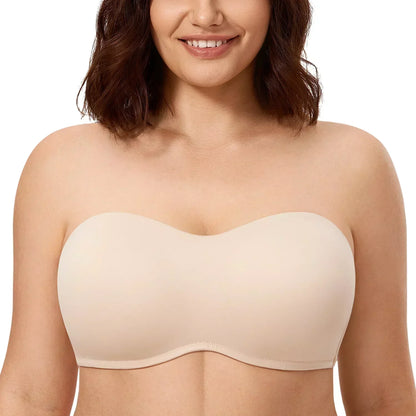 Soutien-gorge sans bretelles-Bretelles amovibles  [1 acheté, 2 offerts] 
