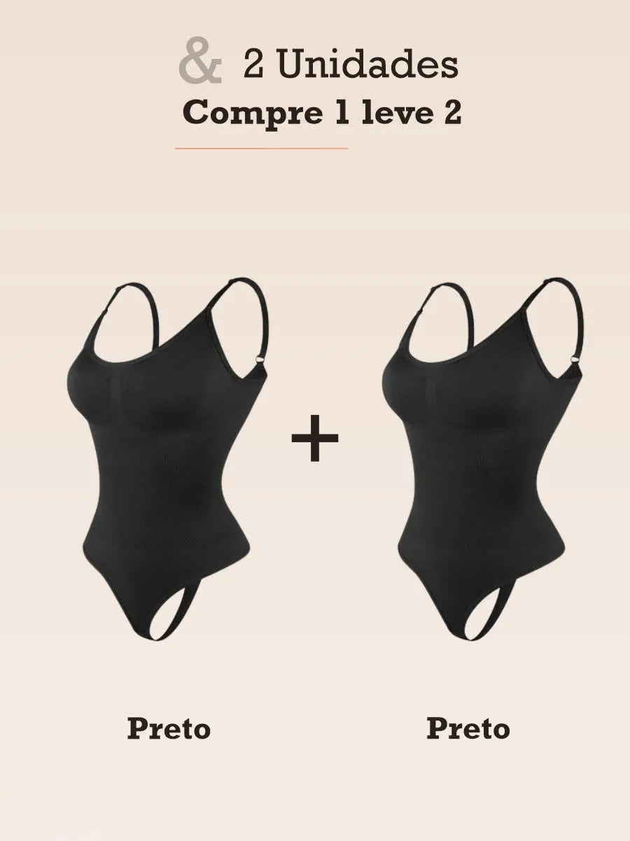 Body Modelador Slim Control - Compre 1 Leve 2 + Brinde Exclusivo