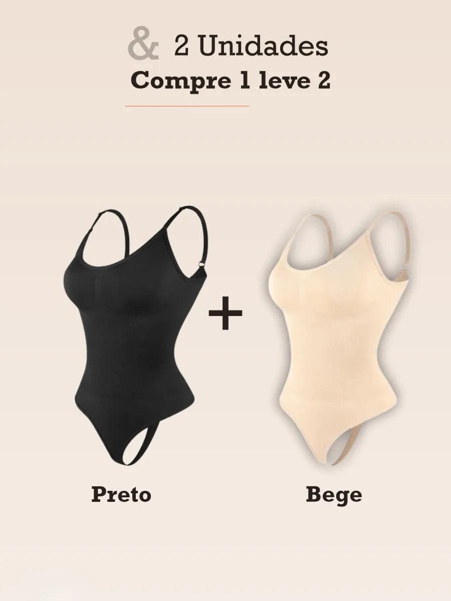 Body Modelador Slim Control - Compre 1 Leve 2 + Brinde Exclusivo