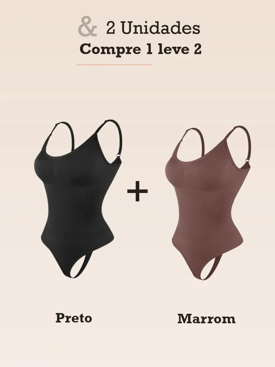 Body Modelador Slim Control - Compre 1 Leve 2 + Brinde Exclusivo
