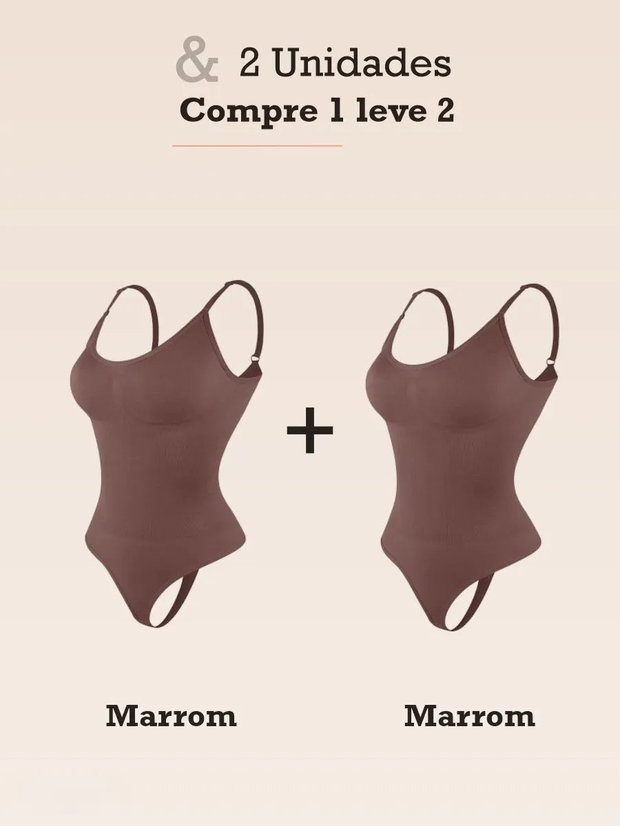 Body Modelador Slim Control - Compre 1 Leve 2 + Brinde Exclusivo