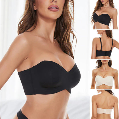 Soutien-gorge sans bretelles-Bretelles amovibles  [1 acheté, 2 offerts] 