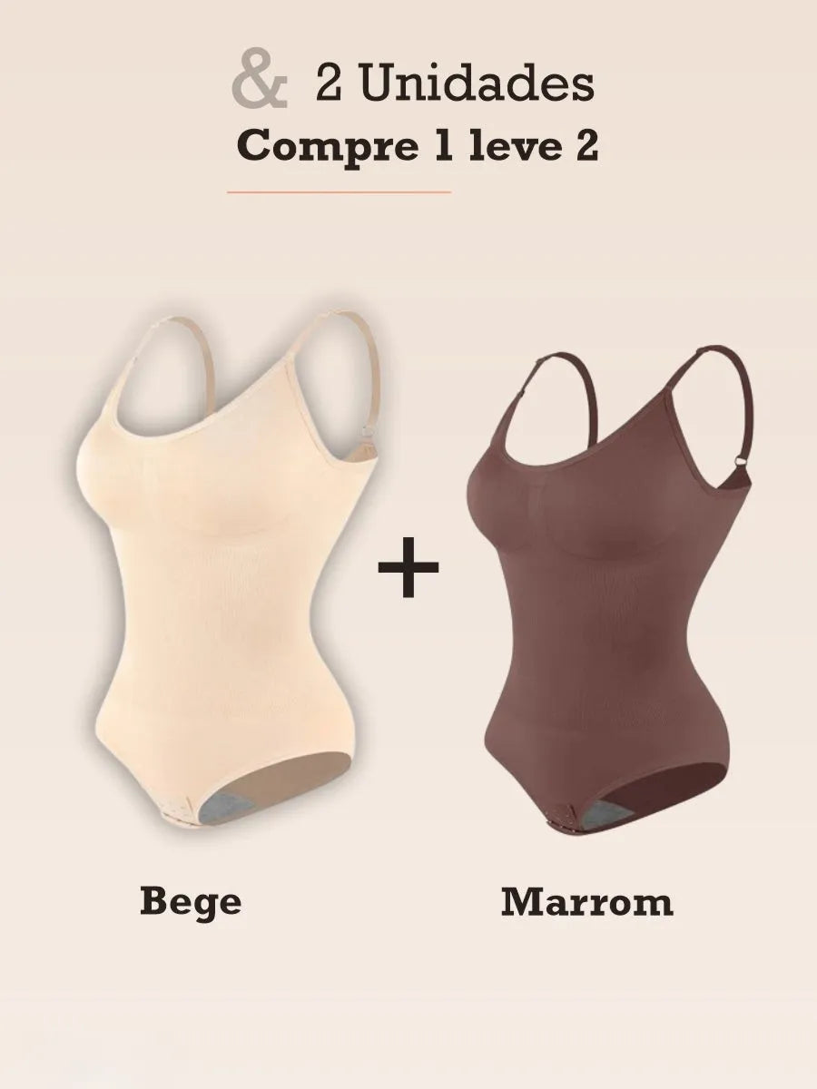 Body Modelador Slim Control - Compre 1 Leve 2 + Brinde Exclusivo