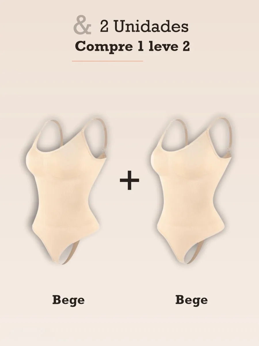 Body Modelador Slim Control - Compre 1 Leve 2 + Brinde Exclusivo