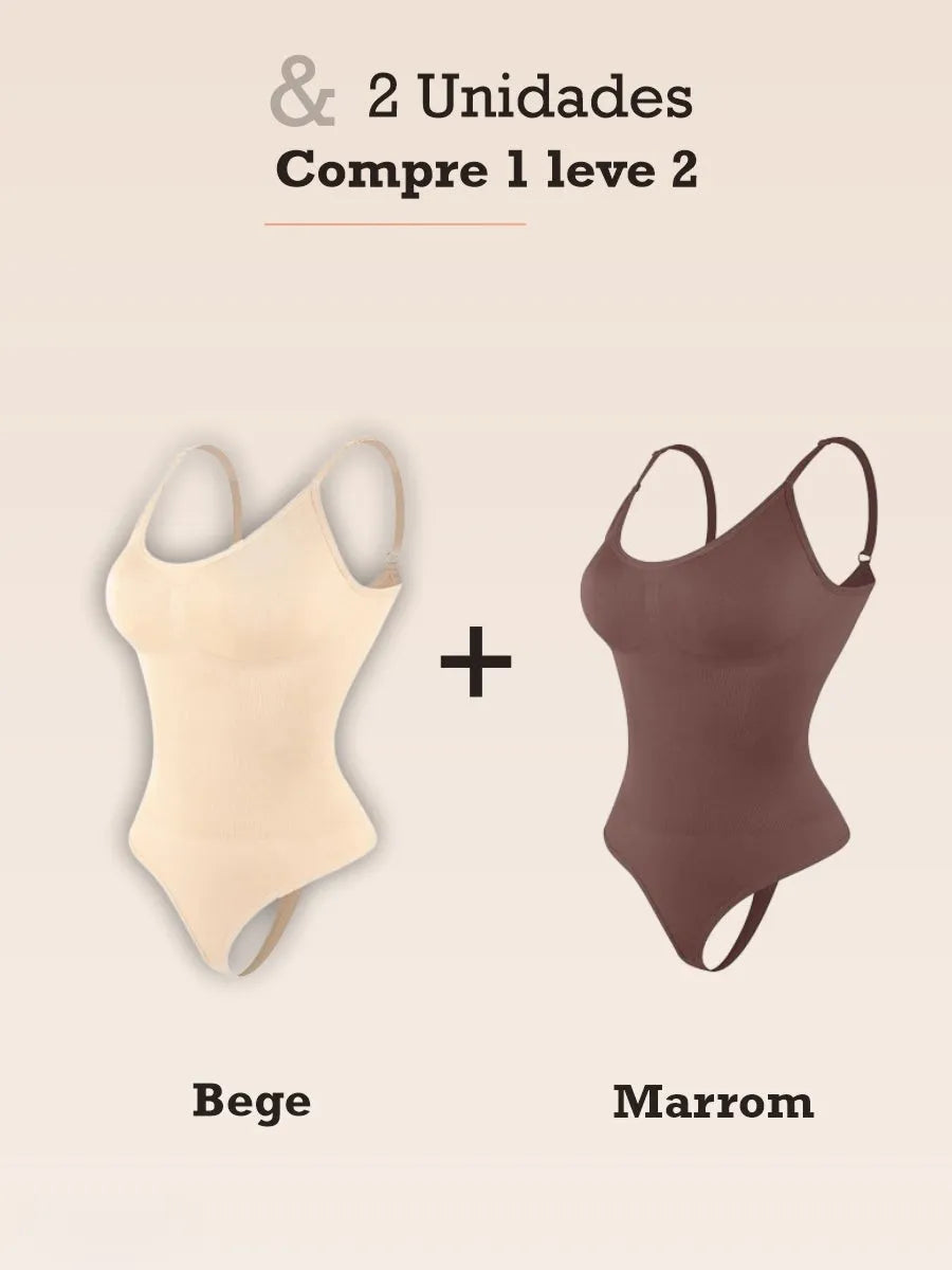 Body Modelador Slim Control - Compre 1 Leve 2 + Brinde Exclusivo