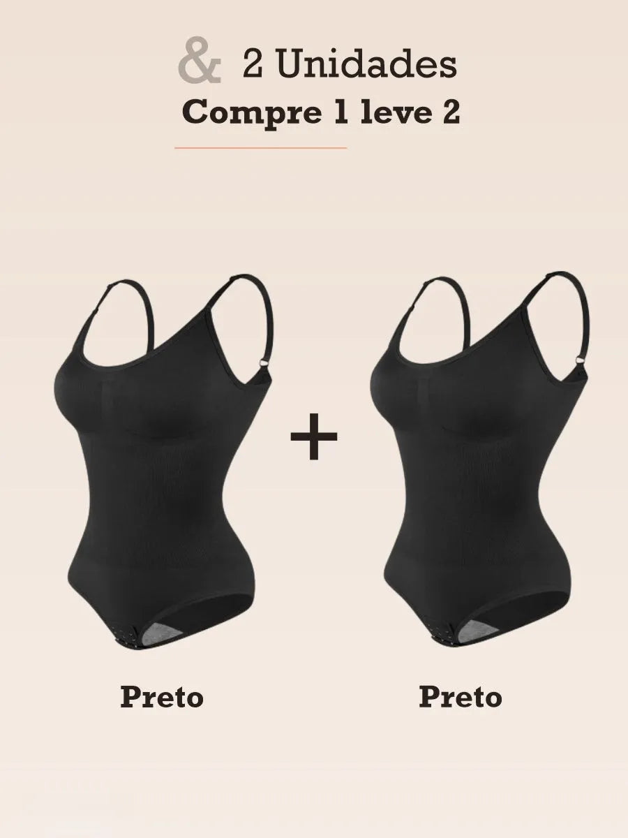 Body Modelador Slim Control - Compre 1 Leve 2 + Brinde Exclusivo