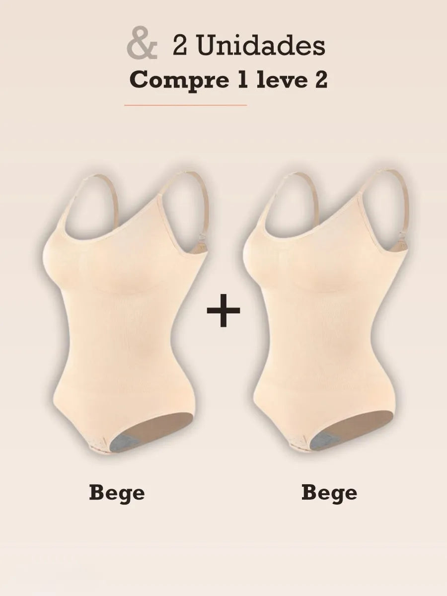 Body Modelador Slim Control - Compre 1 Leve 2 + Brinde Exclusivo