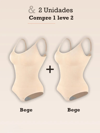 Body Modelador Slim Control - Compre 1 Leve 2 + Brinde Exclusivo