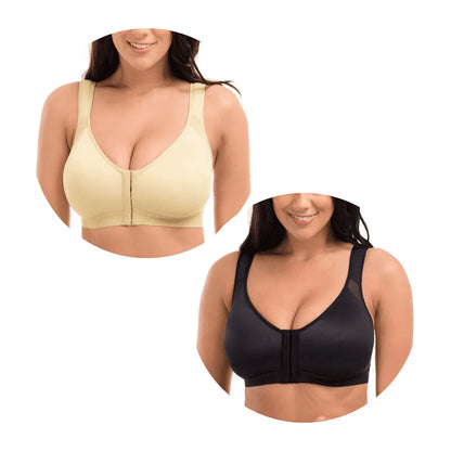 Soutien-gorge Virginia Comfort avec fermeture sur le devant- [1 acheté, 2 offerts]  + Cadeaux exclusifs