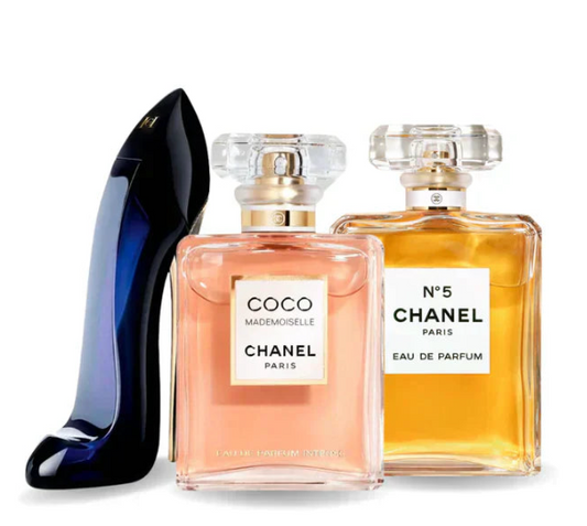3 Parfums Good Girl, Coco Mademoiselle & Chanel N°5 (PAYEZ 1 OBTENEZ 3)