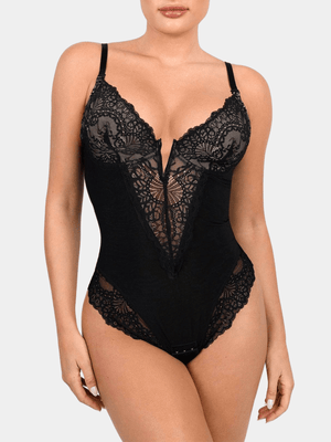 Sculpture Élégante® – Body Gainant Invisible en Dentelle