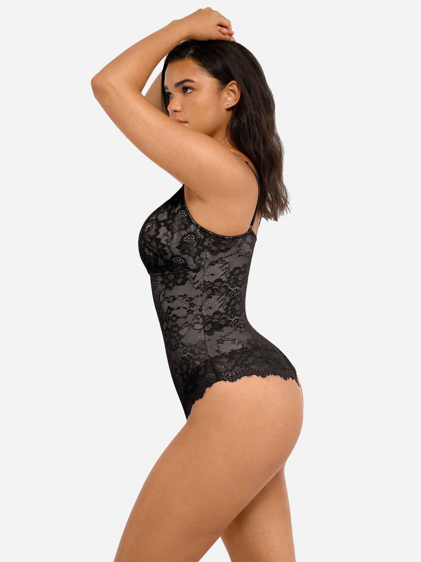 Ensemble BelleLigne® – Lot de 2 Bodys Galbants en Dentelle Décolleté V