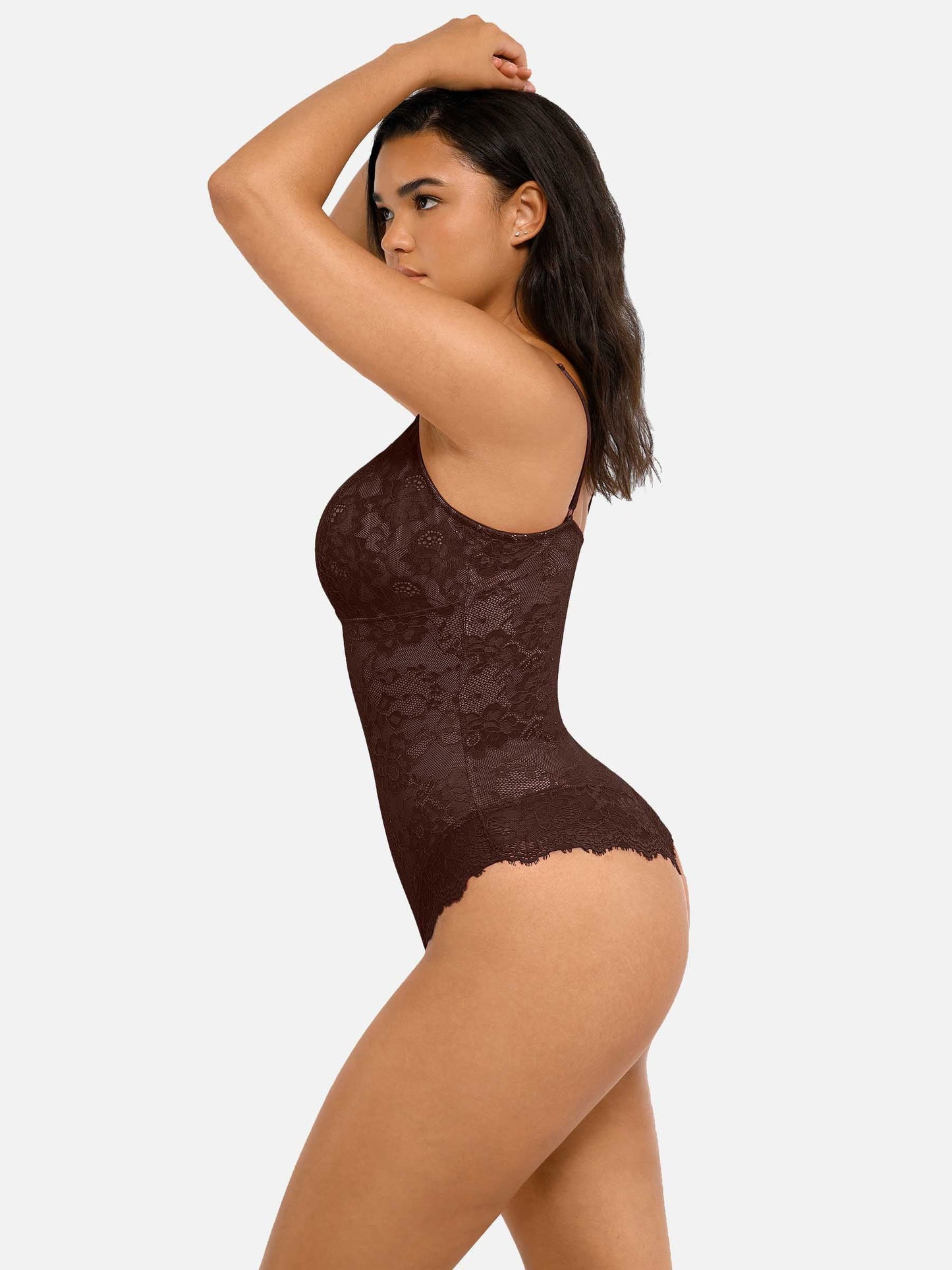 Ensemble BelleLigne® – Lot de 2 Bodys Galbants en Dentelle Décolleté V
